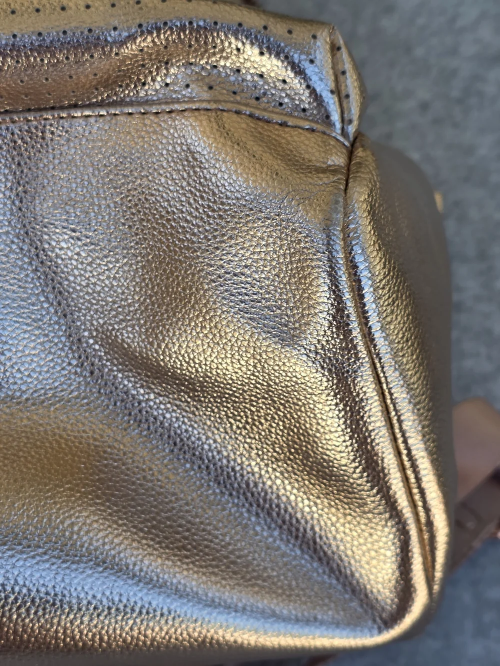 Disney Rose Gold Mickey Mouse Icon Flair Backpack